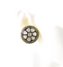 Pave Diamond Rose Cut Earrings, (Earr-057)